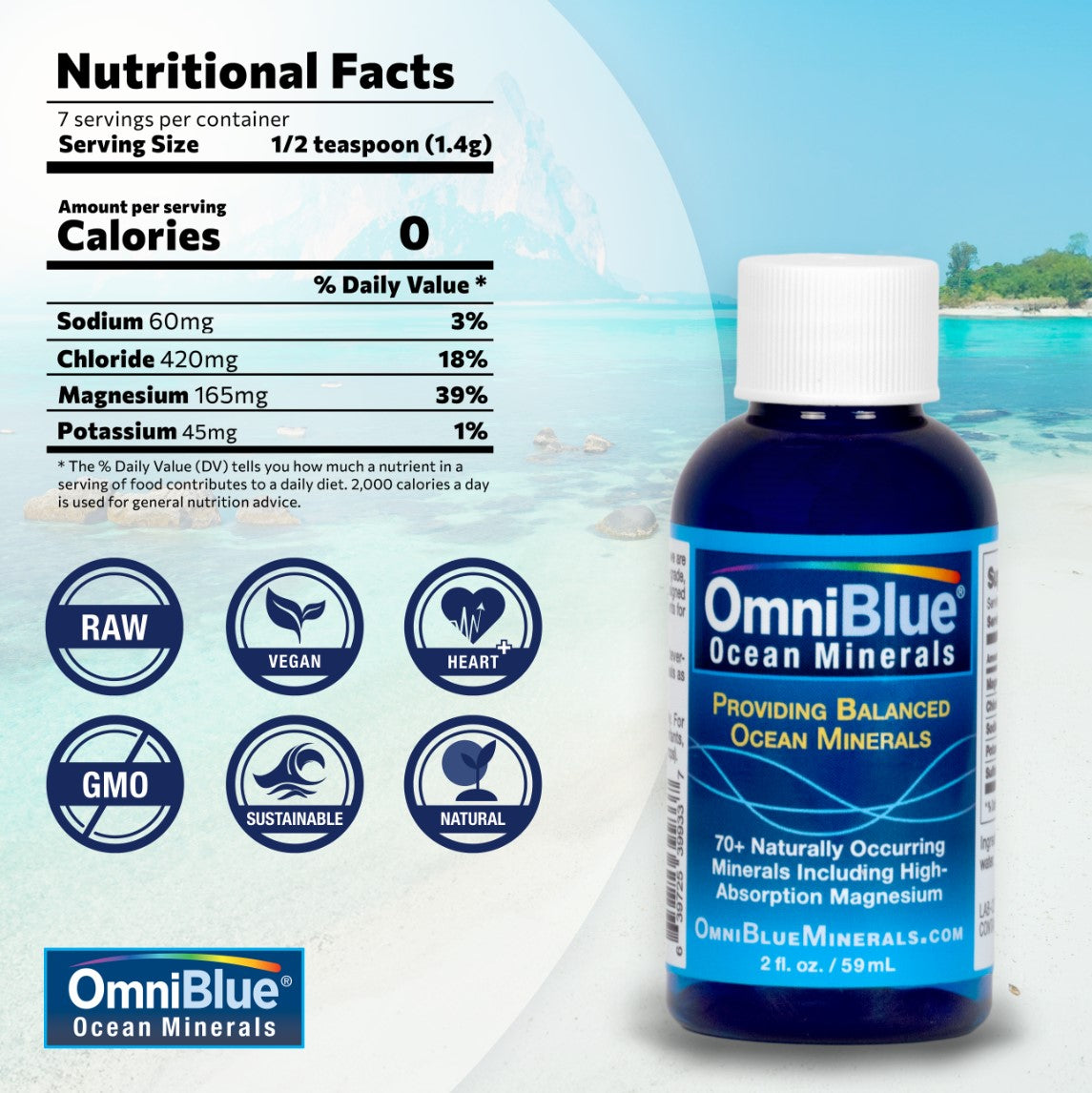 OmniBlue Ocean Minerals 2oz